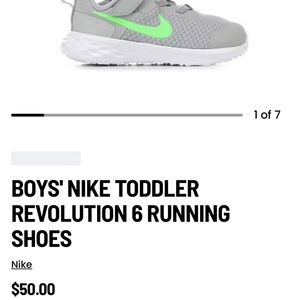 Nike toddler size 6 Revolution 6 shoes